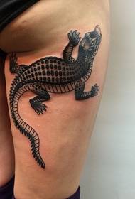 Tatuaggio con motivo animali 3d