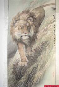 a mighty lion tattoo manuscript