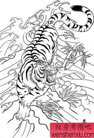 Tattoo 520 Gallery Hot Push: Algunhas imaxes tradicionais de tatuaxe de tigre descendente