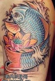 arm vackra bläckfisk tatuering mönster