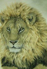 Tattoo show bar recommended a lion tattoo manuscript
