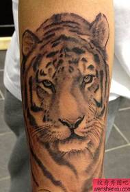 un tatuatge veterà funciona amb un tatuatge de tigre