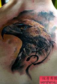 Esquena a l'esquena de noia Patron clàssic del tatuatge d'àguila