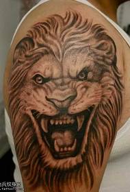 рисунок татуировки лев
