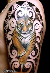 pola tato macan mudhun