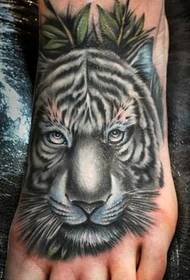 mooi tijger-tatoeagepatroon
