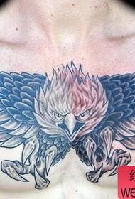 Eagle Tattoo Pattern: Chest Eagle Tattoo Pattern