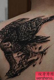 modeli tatuazh i shqiponjës dominuese të shpatullave
