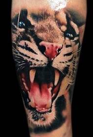 King of the Tiger Tungoo Jungle Tattoo