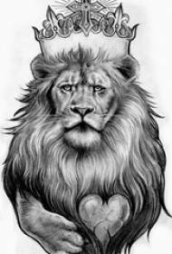 manuskripto de leono de kapo de leono manuskripto de tatuaje de leono