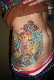 taille kleur koi fisk tattoo patroan