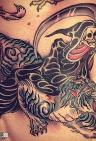 pattern ng tattoo tigre ng baywang