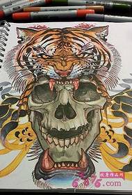 skullTiger නිර්මාණාත්මක පච්ච අත්පිටපත් පින්තූරය