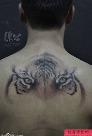 handsome back tiger ekhanda tattoo iphethini