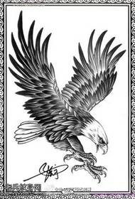 klassisches Adler Tattoo Muster