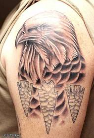 arm eagle tattoo pattern