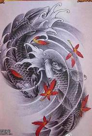 modello tatuaggio calamari tinta unita