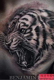 Veteran tattoo recommended a realistic tiger tattoo pattern