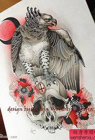 popolare molto bello Un manoscritto del tatuaggio di un'aquila