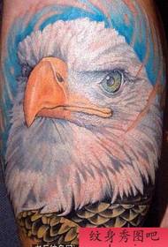 „Eagle“ tatuiruotės modelis: spalvotas „Eagle“ tatuiruotės modelis