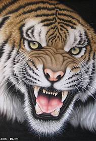 Slika za prikaz tetovaže, če želite deliti nekatere slike rokopisnih vzorcev tigarskih glav