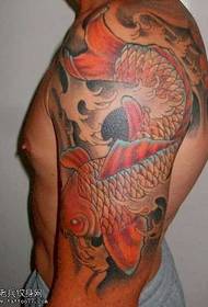 jawiga qaabka jawiga sawirka loo yaqaan 'squid tattoo'