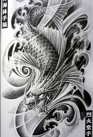 ຮູບແບບ tattoo squid