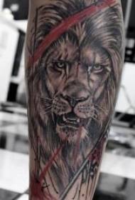 Leijonan tatuointikuvio 10 Beastmasterin kuninkaan dominoiva leijona tatuointikuvio 129623-leijona tatuointikuvio 10 erilaista tatuointityylistä leijona tatuointikuviota