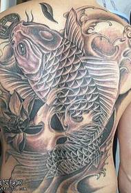 mudellu di tatuaggi di pesci di soldi