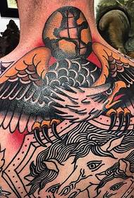 Pattern di tatuaggi di Back Eagle