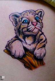 patró de tatuatge de tigre d’espatlla Xiaomeng