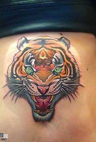 Wairi Tiger Head Tattoo tauira