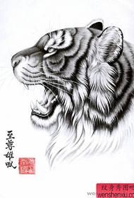 Pola Tiger Tiger: Gambar Tato Tato Gambar Gambar Tato