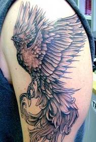 Padrão de tatuagem de águia de braço