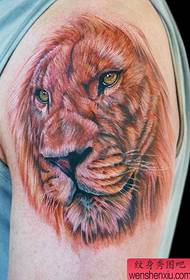 arm tatuering mönster: arm lejon tatuering mönster