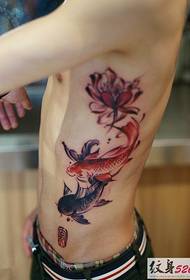 kalmarų lotoso tatuiruotės nuotraukų grupė
