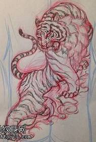 Ihe odide Sting Tiger Tattoo Pattern