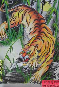 Татуировка с тигром