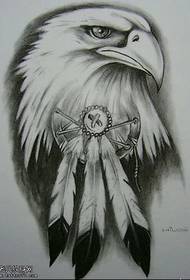 tattoo figuer oanrikkemandearre in eagle dream catcher tattoo manuskript wurket