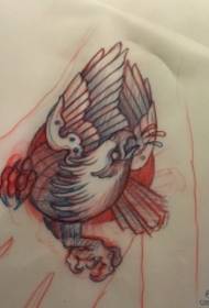 naskah pola eagle tato sekolah lawas