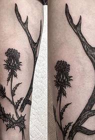 Skudras tetovējuma nozīme ir izteikt centienus izkļūt no nepatikšanām