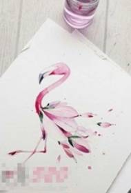 fermosas habilidades de pintura flores de materiais de planta e manuscrito de tatuaxes Xianhe