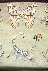 ti dà un modello di tatuaggio di scorpione
