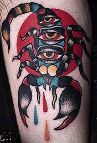 modèl tatoo eskòpyon nan estati ti towo bèf la