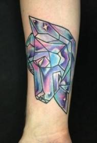 fantje orožje naslikali akvarel geometrijske elemente ustvarjalne slike živali tatoo