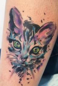 un groupe d'animaux colorés à l'eau et d'autres images de tatouage