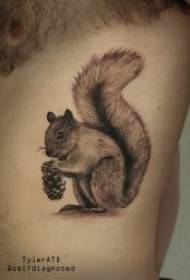 ekorn tatovering 9 dyktige ekorn tatoveringsmønster 131666 - Cute Bunny Tattoo A Gentle and Smart Rabbit Tattoo Pattern