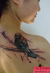 girls shoulders pop modelek xweşik a sparrow tattoo