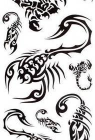 Model de tatuaj Scorpion: mai multe modele de tatuaje de totem super frumoase