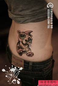 девојке бочног струка популарни класични узорак тетоважа медвједа